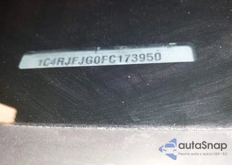 2015 Jeep Grand Cherokee Summit z USA, uszkodzony, nr VIN 1C4RJFJG0FC173950